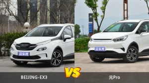 BEIJING-EX3/元Pro全面对比 哪款车的销量更高？
