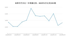 淄博市2月汽车销量 宏光MINI EV排名第一(2023年)