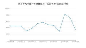 南阳市2月汽车销量 宏光MINI EV排名第一(2023年)