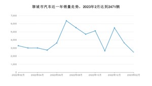 2月聊城市汽车销量数据统计 宏光MINI EV排名第一(2023年)