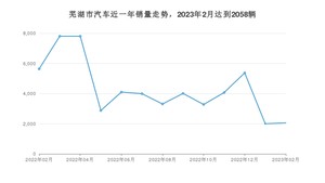 2月芜湖市汽车销量情况如何? 瑞虎7排名第一(2023年)