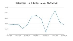 2月运城市汽车销量数据统计 宏光MINI EV排名第一(2023年)