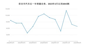 保定市2月汽车销量数据发布 宏光MINI EV排名第一(2023年)