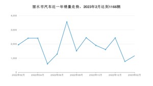 丽水市2月汽车销量数据发布 Model Y排名第一(2023年)