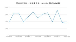 2月茂名市汽车销量数据统计 轩逸排名第一(2023年)