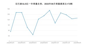 2023年2月奔驰迈巴赫GLS销量多少？ 在哪个城市卖得最好？