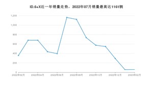 2023年2月大众ID.6 X销量多少？ 在哪个城市卖得最好？