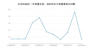 2023年2月北京BJ80销量多少？ 在哪个城市卖得最好？