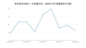 2023年2月捷尼赛思G80销量多少？ 在哪个城市卖得最好？