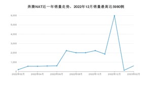 2023年2月奔腾NAT销量多少？ 在哪个城市卖得最好？