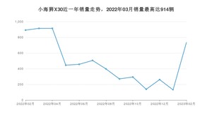 2023年2月金杯小海狮X30销量数据发布 共卖了735台