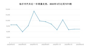 临沂市3月汽车销量 宏光MINI EV排名第一(2023年)