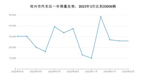 郑州市3月汽车销量统计 Model Y排名第一(2023年)