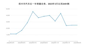 滨州市3月汽车销量 宏光MINI EV排名第一(2023年)