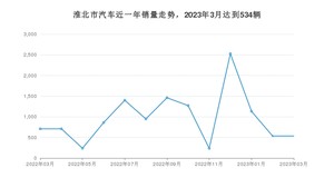 淮北市3月汽车销量数据发布 宏光MINI EV排名第一(2023年)