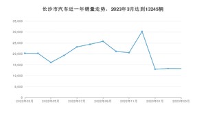 长沙市3月汽车销量 Model Y排名第一(2023年)