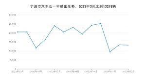 宁波市3月汽车销量统计 Model Y排名第一(2023年)