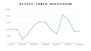 3月商丘市汽车销量数据统计 宏光MINI EV排名第一(2023年)