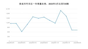 娄底市3月汽车销量统计 宏光MINI EV排名第一(2023年)