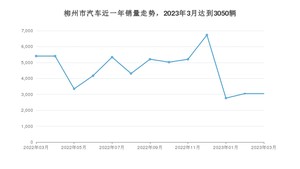 柳州市3月汽车销量数据发布 宏光MINI EV排名第一(2023年)
