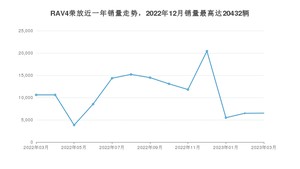 2023年3月丰田RAV4荣放销量多少？ 在哪个城市卖得最好？