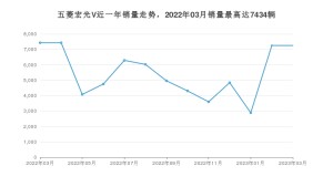 2023年3月五菱宏光V销量数据发布 共卖了7255台