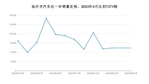 临沂市4月汽车销量统计 宏光MINI EV排名第一(2023年)