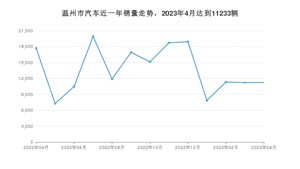 温州市4月汽车销量 Model Y排名第一(2023年)