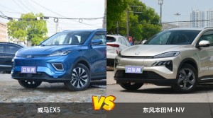 威马EX5和东风本田M-NV怎么选？  哪款车尺寸更大？