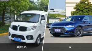 威途X35和汉怎么选？  哪款车尺寸更大？