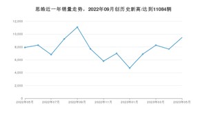 思皓 5月份销量数据发布 同比增长19.5%(2023年)