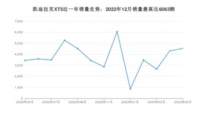 2023年5月凯迪拉克XT5销量多少？ 在哪个城市卖得最好？