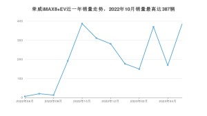 2023年5月荣威iMAX8 EV销量数据发布 共卖了385台