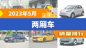 2023年5月两厢车销量排行榜，海豚夺得冠军，第二名差距也太大了 