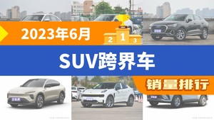 2023年6月SUV跨界车销量排行榜，探岳X位居第二，第一名你绝对想不到