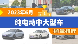 2023年6月纯电动中大型车销量排行榜，红旗E-QM5屈居第三，岚图追光成最大黑马