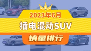 2023年6月插电混动SUV销量排行榜，宋Pro新能源以21096辆夺冠，创维HT-i升至第8名 