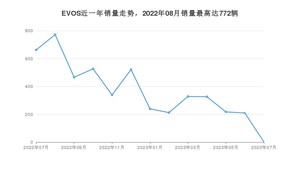 2023年7月福特EVOS销量数据发布 共卖了2台