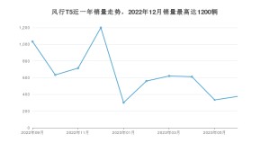2023年7月东风风行风行T5销量数据发布 共卖了376台