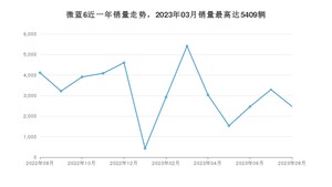 2023年8月别克微蓝6销量多少？ 在哪个城市卖得最好？