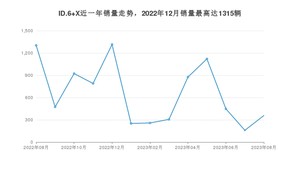 2023年8月大众ID.6 X销量多少？ 在哪个城市卖得最好？