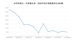 2023年8月哈弗神兽销量多少？ 在哪个城市卖得最好？