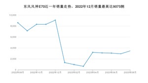 2023年8月东风风神E70销量多少？ 在哪个城市卖得最好？