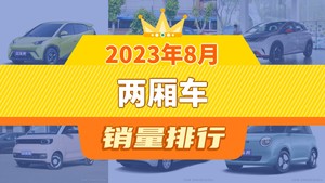 2023年8月两厢车销量排行榜，海鸥夺得冠军，第二名差距也太大了 