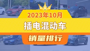 2023年10月插电混动车销量排行榜，宋Pro新能源夺得冠军，第二名差距也太大了 