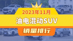 2023年11月油电混动SUV销量排行榜，哈弗H6夺得冠军，第二名差距也太大了 