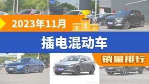 2023年11月插电混动车销量排行榜，秦PLUS位居第二，第一名你绝对想不到