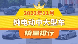 2023年11月纯电动中大型车销量排行榜，红旗E-QM5夺得冠军，第二名差距也太大了 