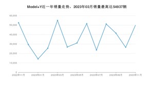 2023年11月特斯拉Model Y销量怎么样？ 在中排名怎么样？