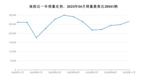 2023年11月比亚迪海豚销量多少？ 在哪个城市卖得最好？